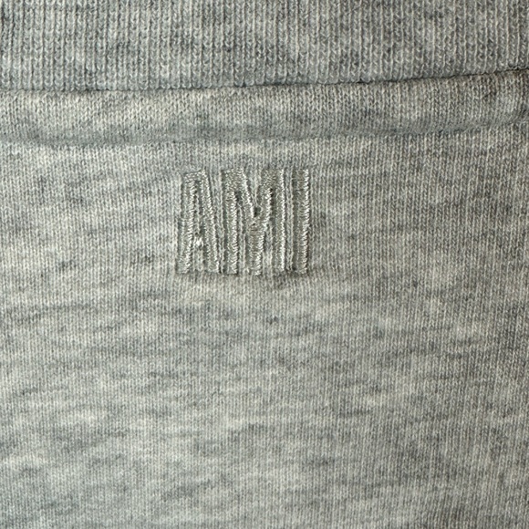AMI PARIS “From Paris with Love” Women’s XL Heather Grey Crewneck - Picture 10 of 13